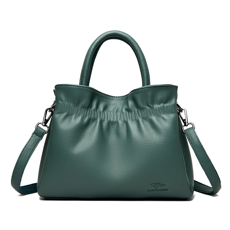 Vanderwah Elegant Soft PU Leather Crossbody Tote Bag for Women