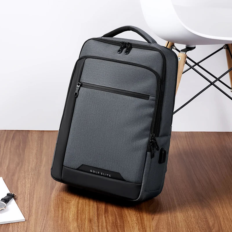 GOLF Large Capacity Work Laptop Backpack Black
