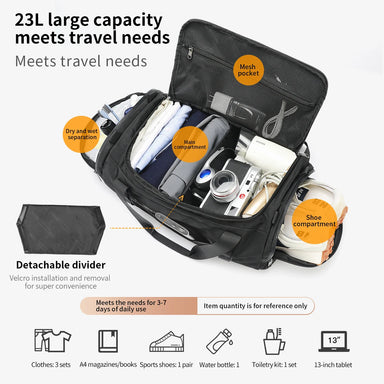 Tigernu 23L Waterproof Bag with Shoe Compartment