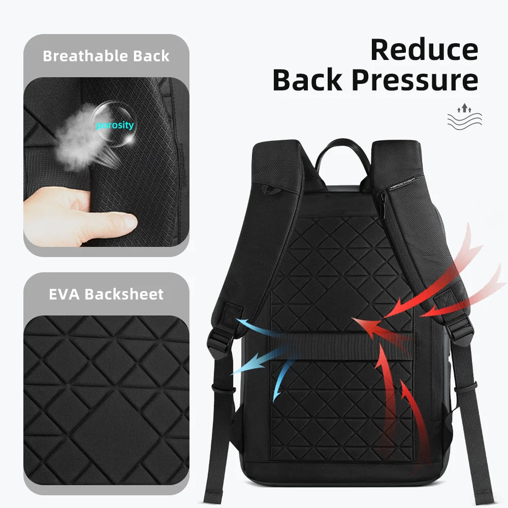 Heroic Knight Waterproof Business Laptop Backpack
