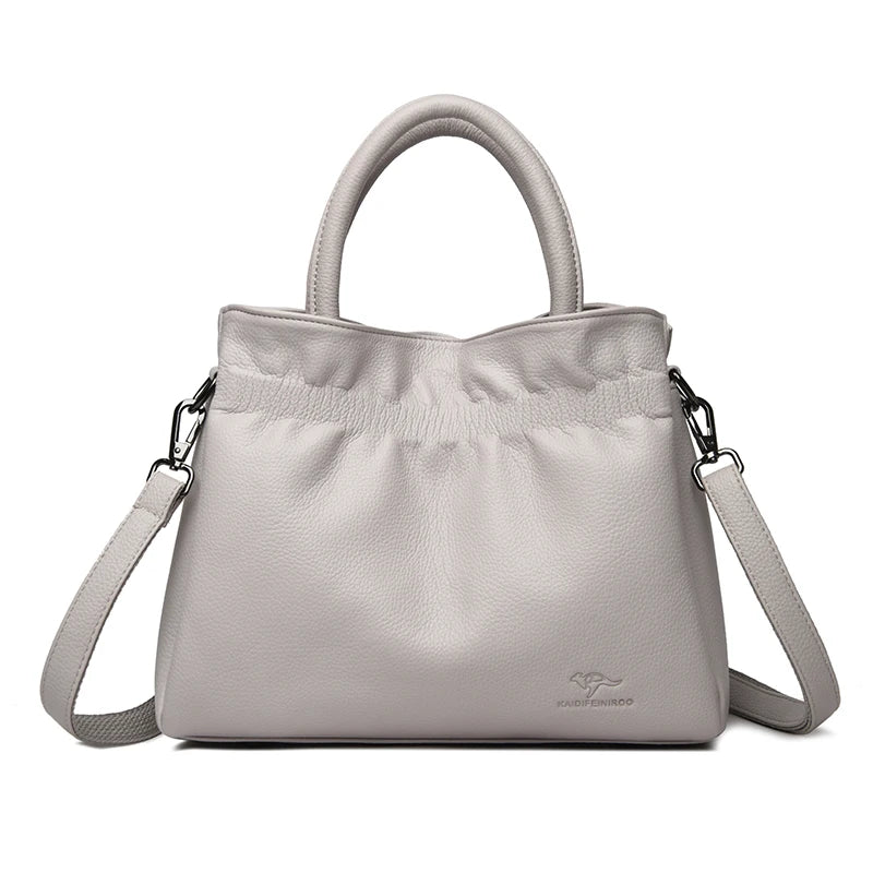 Vanderwah Elegant Soft PU Leather Crossbody Tote Bag for Women