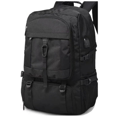 Waterproof Travel Laptop Backpack with USB Charging Black Bolsnik