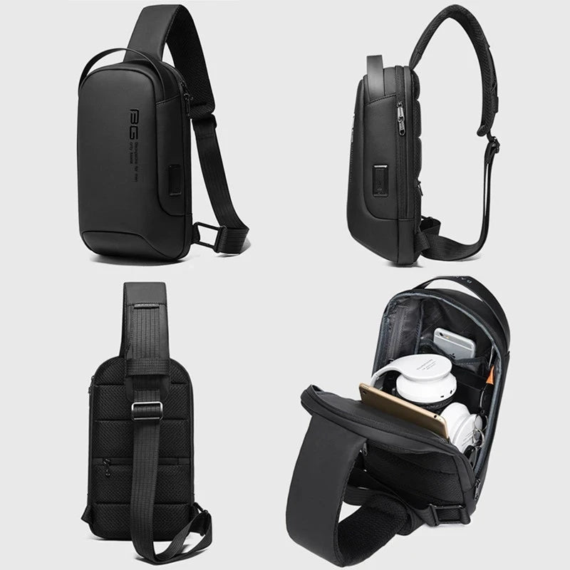 BANGE Waterproof Multifunction Crossbody Bag