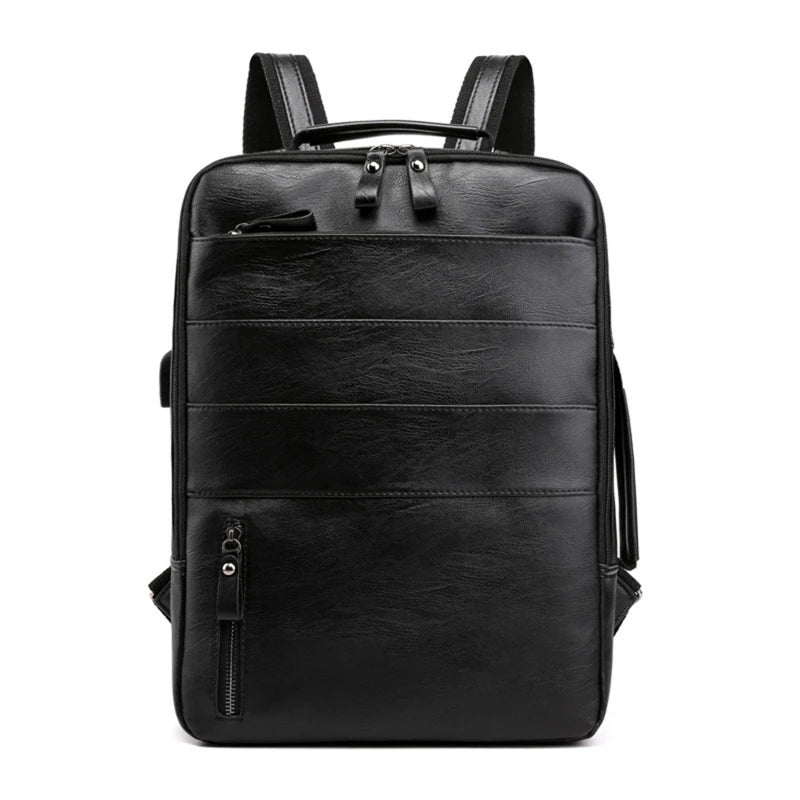 Bolsnik Business Waterproof Laptop Backpack with USB Charging