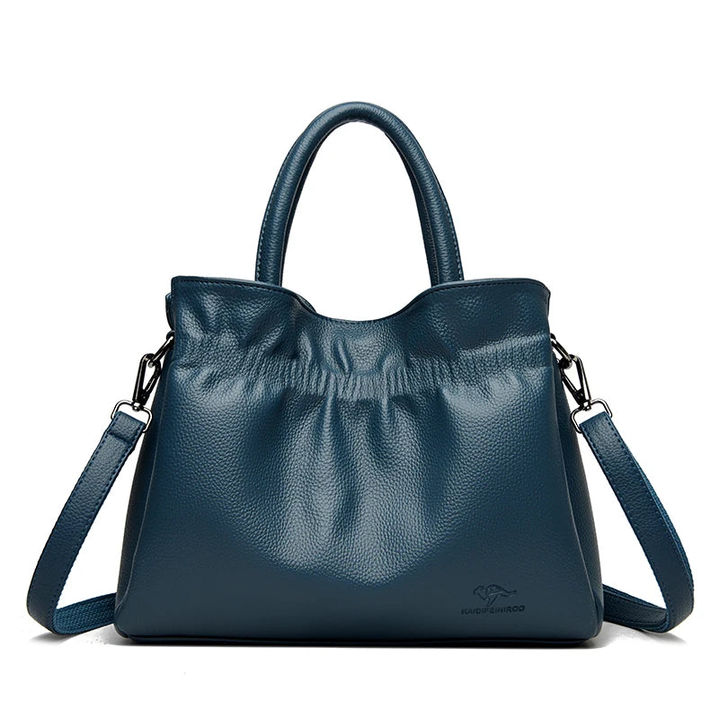 Vanderwah Elegant Soft PU Leather Crossbody Tote Bag for Women