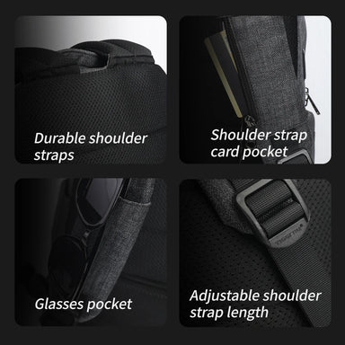 Tigernu Waterproof Anti-Theft Laptop Backpack with USB Charging
