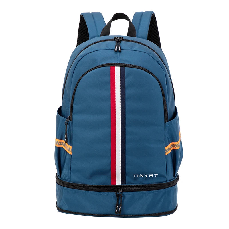 Tinyat Waterproof Gym Backpack with Shoe Compartment