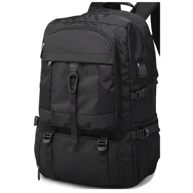 Waterproof Travel Laptop Backpack with USB Charging Black Bolsnik