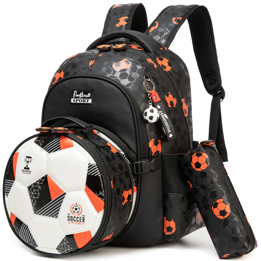 Kids 3PCS Sports School Bag Set with Lunch Bag & Pencil Case Bolsnik