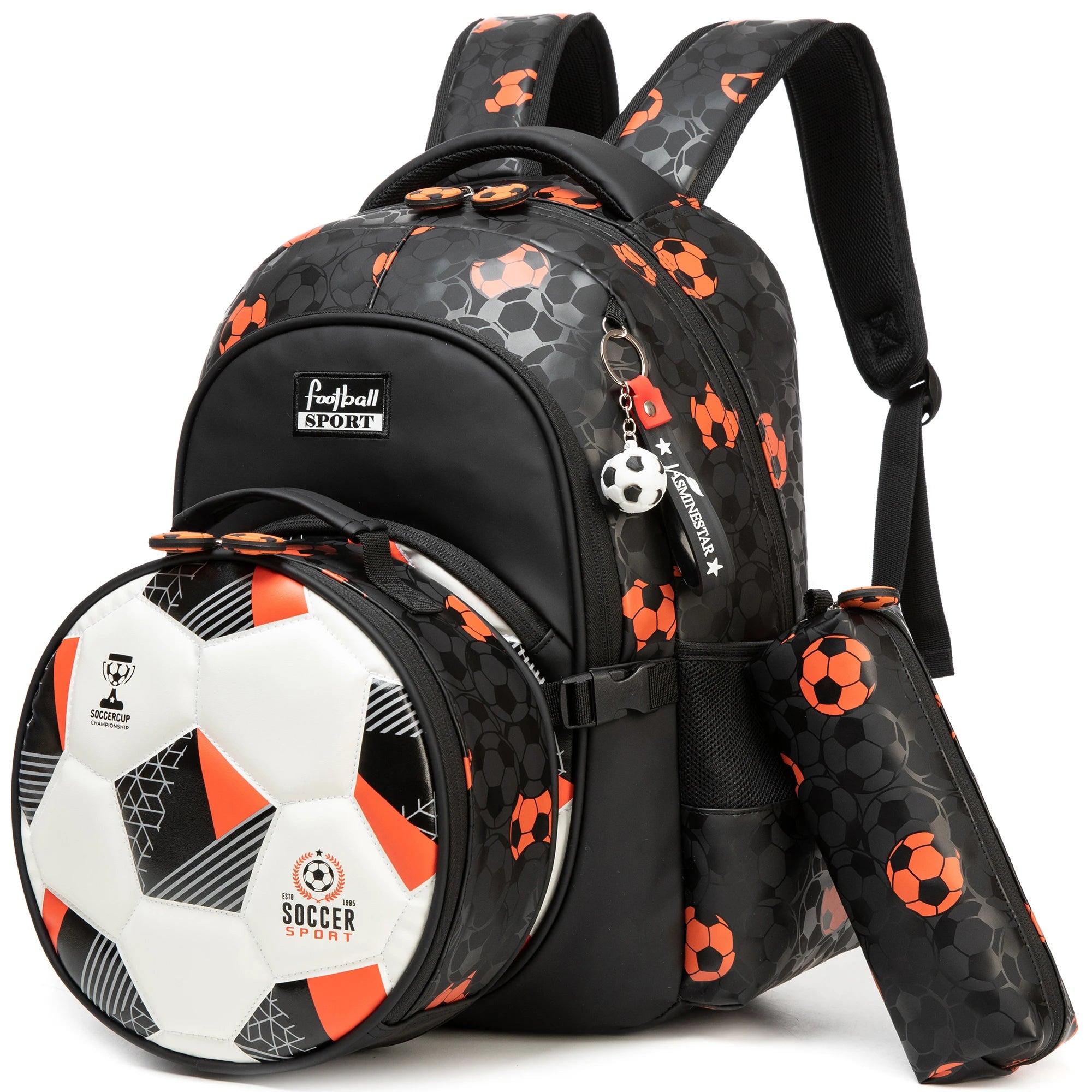 Kids 3PCS Sports School Bag Set with Lunch Bag & Pencil Case Bolsnik