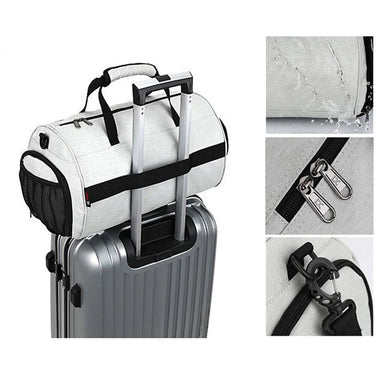 Inoxto Gym Bag with Shoe Compartment and Wet Dry Compartments