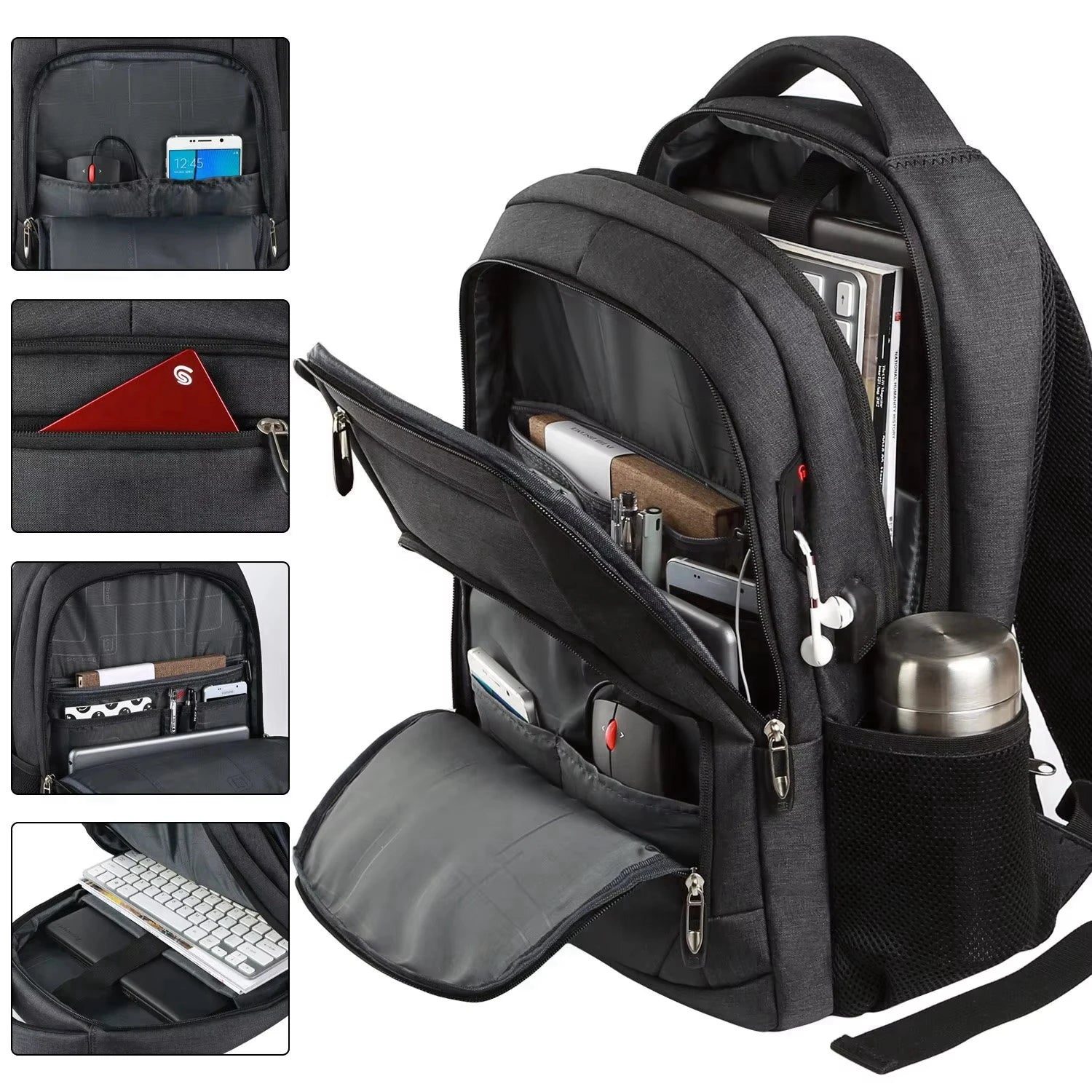 Urban Laptop Backpack with USB Charging Bolsnik