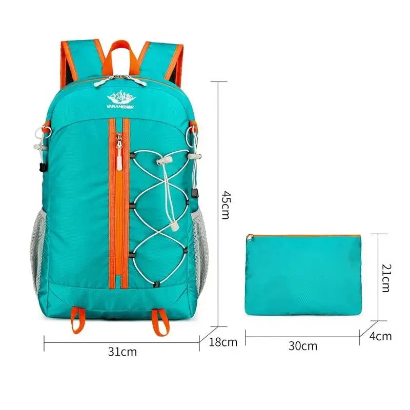 Bolsnik Ultra-light Foldable Travel Backpack with Breathable Straps
