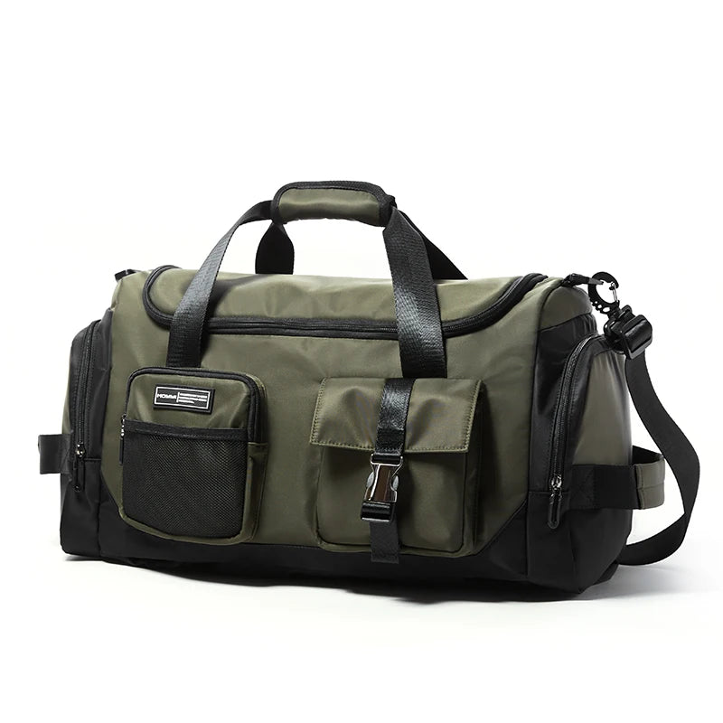 MOYYI Waterproof Travel Bag with Shoe Compartment and Wet Dry Separation