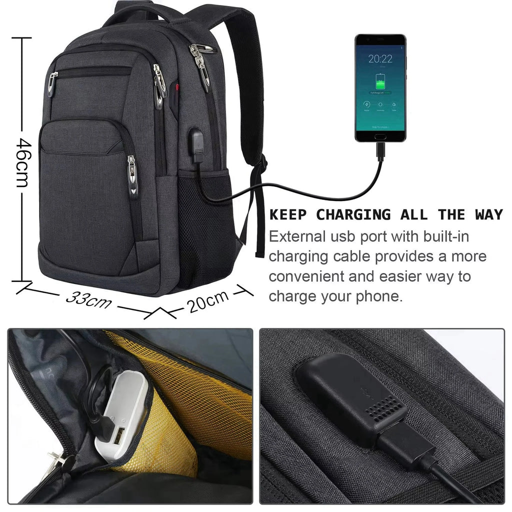 Urban Laptop Backpack with USB Charging Bolsnik