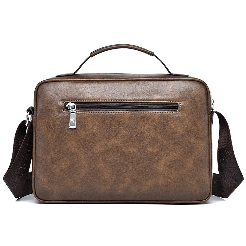 Men's PU Leather Crossbody Messenger Bag Bolsnik