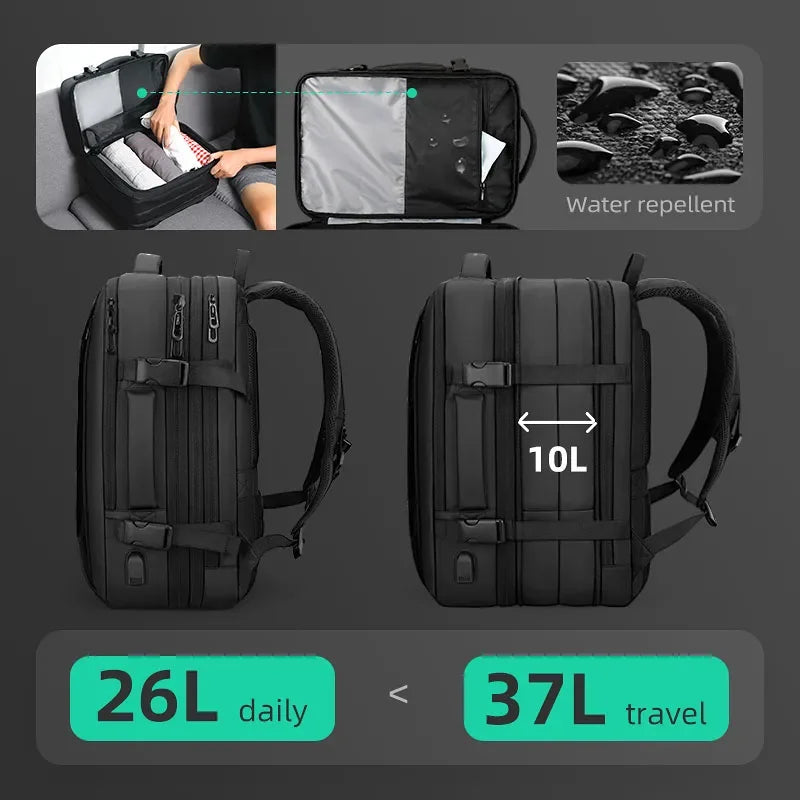 Mark Ryden Travel Backpack – Expandable & Water-Resistant
