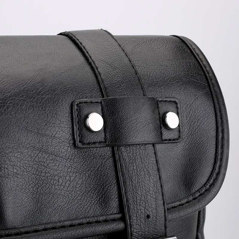 Vintage PU Leather Water-Resistant Laptop Travel Backpack Bolsnik