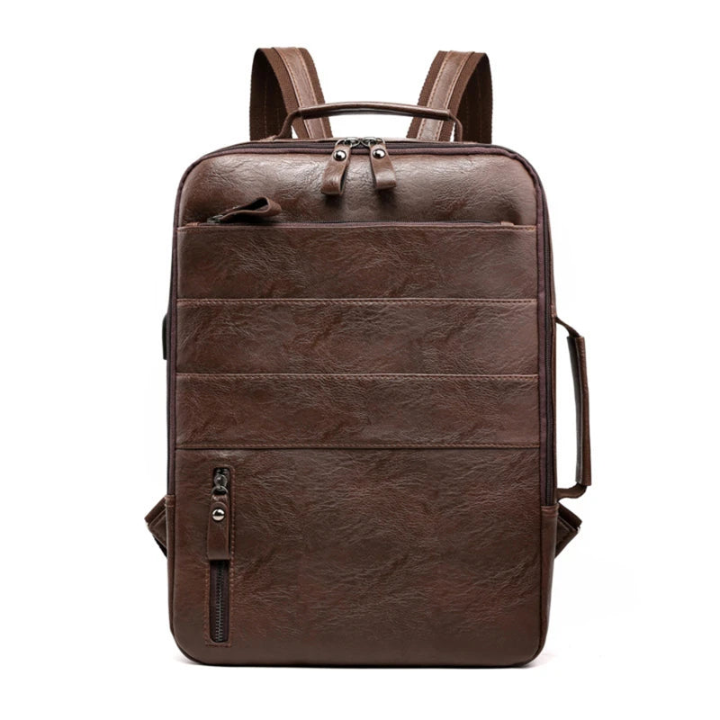 Bolsnik Business Waterproof Laptop Backpack with USB Charging