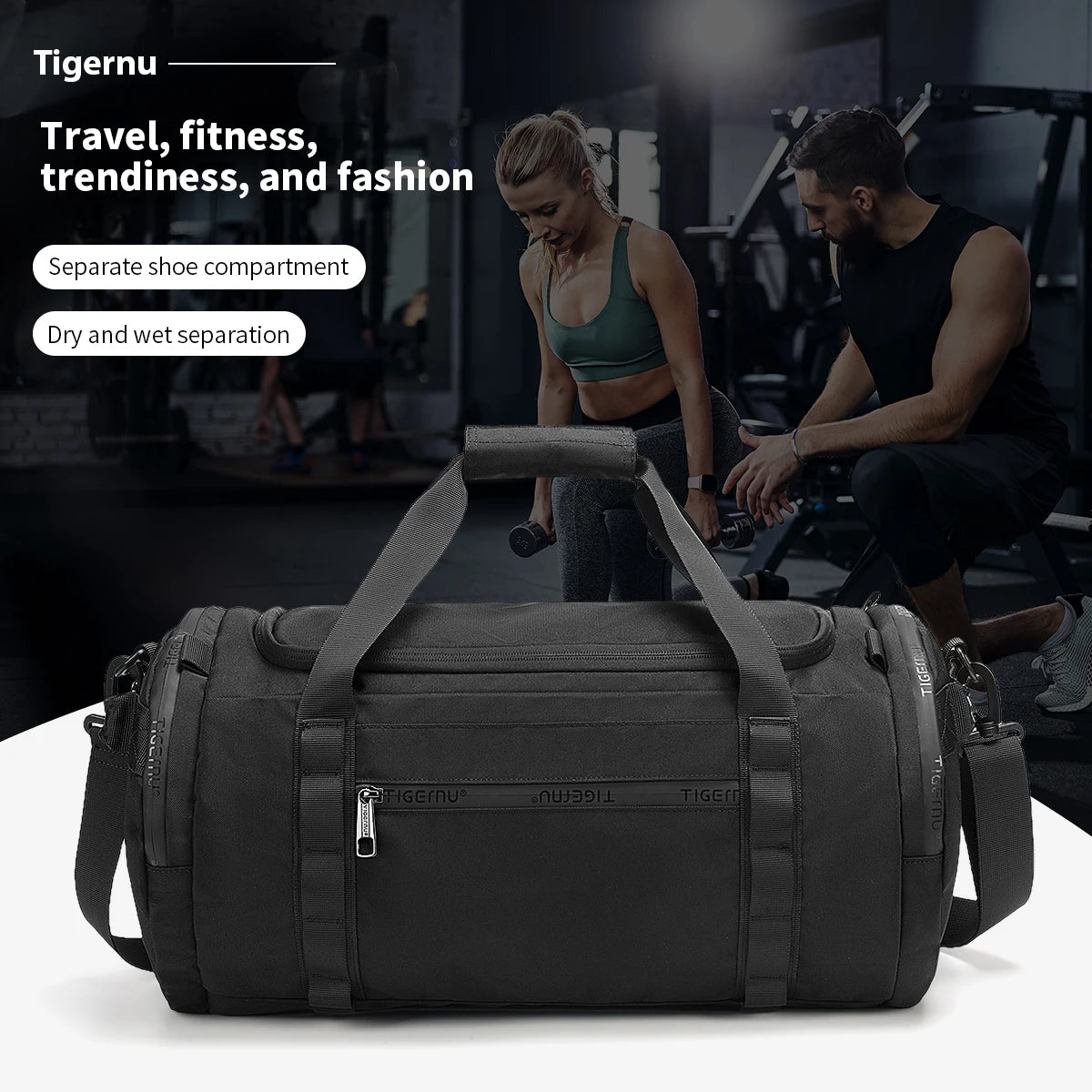 Tigernu 23L Waterproof Bag with Shoe Compartment
