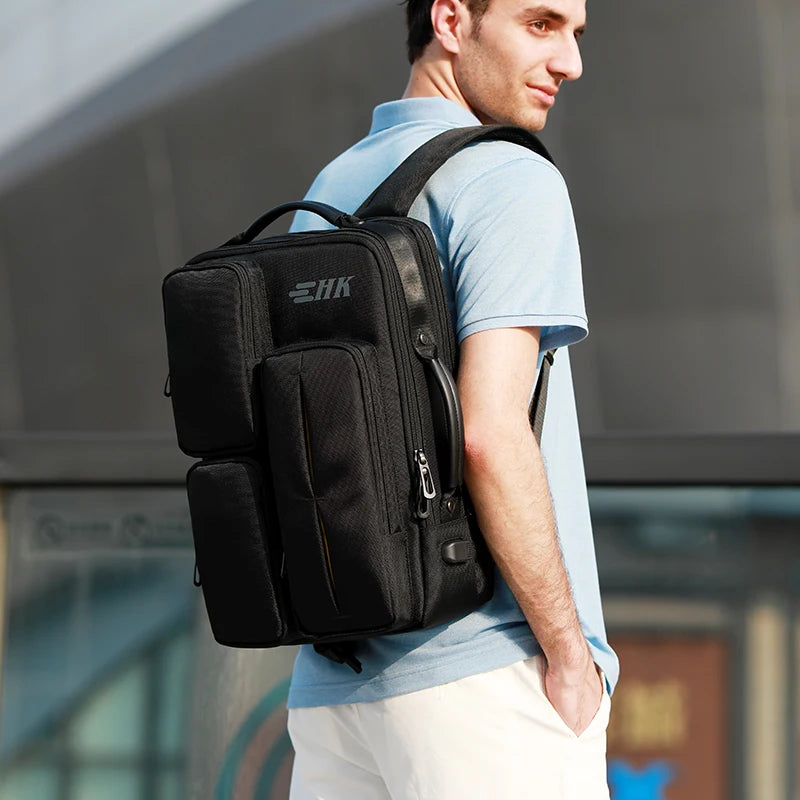 Heroic Knight Multifunctional Waterproof Laptop Backpack