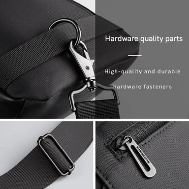 Kingsons Waterproof Anti-Theft Crossbody Bag with USB Charging