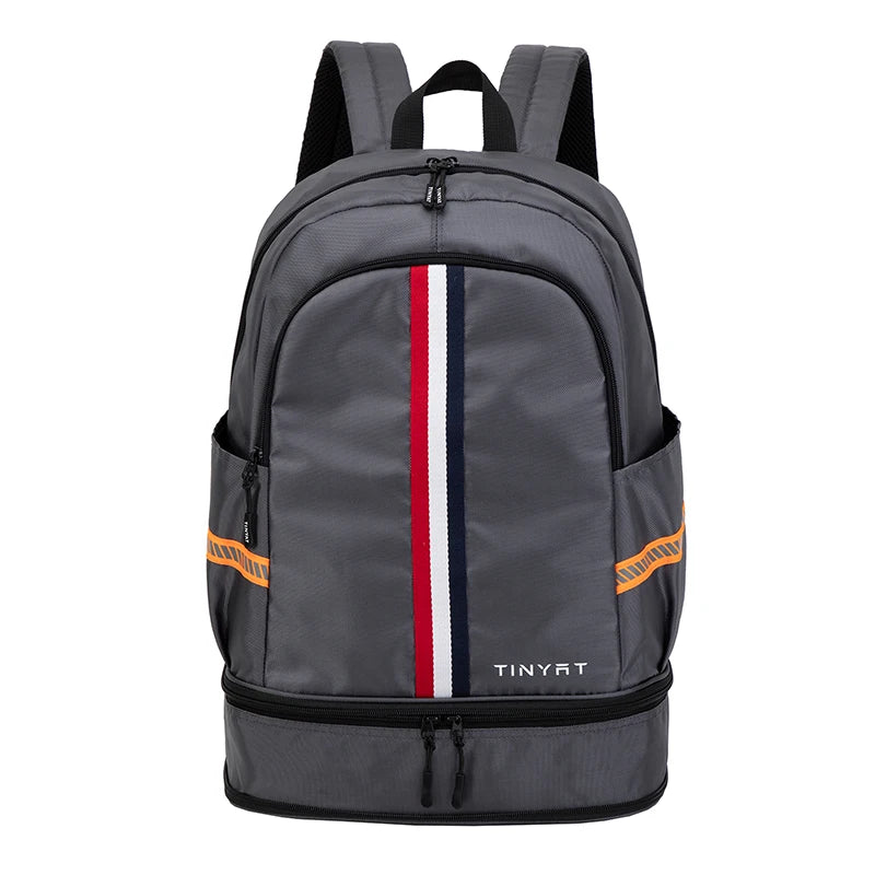 Tinyat Waterproof Gym Backpack with Shoe Compartment