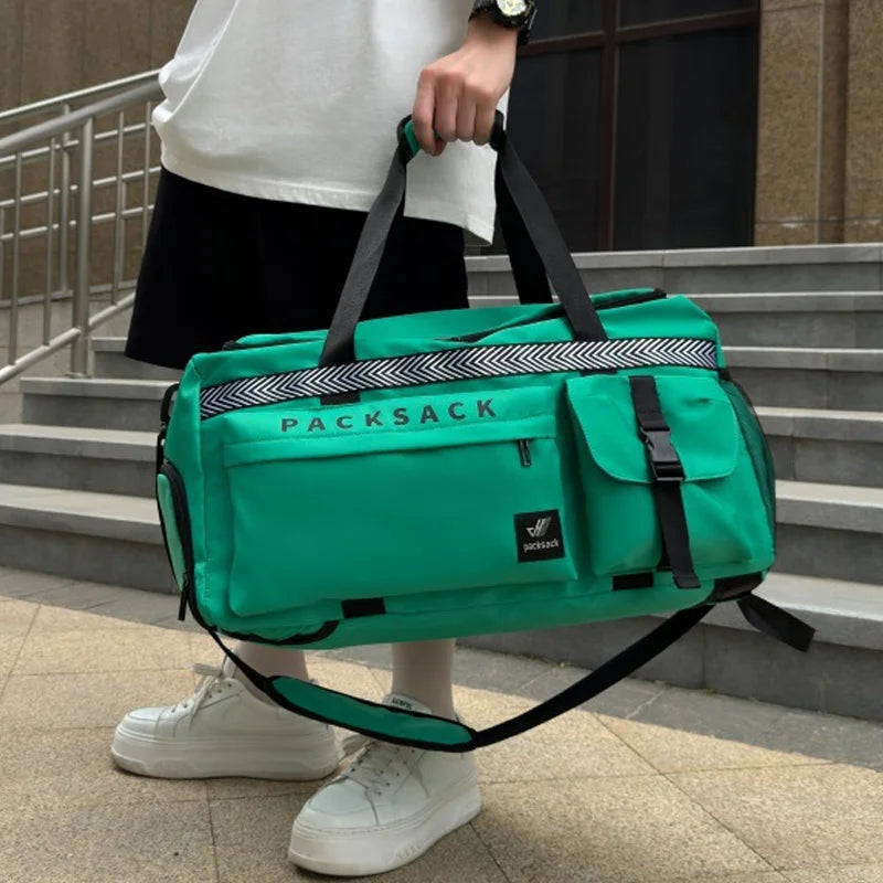 45L Travel Gym Duffel Bag with Shoe Compartment Bolsnik
