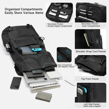 Tigernu Urban Expandable Laptop Backpack 28L-38L