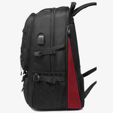 Waterproof Travel Laptop Backpack with USB Charging Black Bolsnik