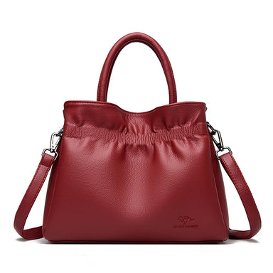 Vanderwah Elegant Soft PU Leather Crossbody Tote Bag for Women