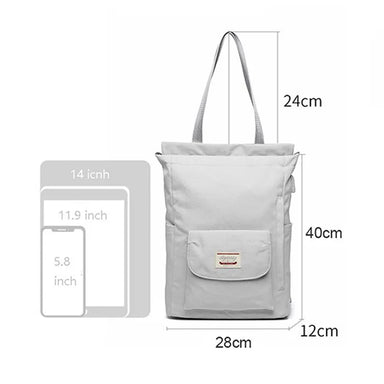 Waterproof Women Laptop Backpack with USB Charging Port Bolsnik
