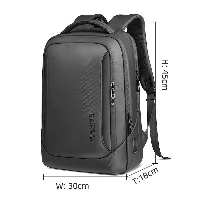 HK Waterproof Laptop Backpack with USB Charging