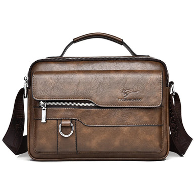Men's PU Leather Crossbody Messenger Bag Bolsnik