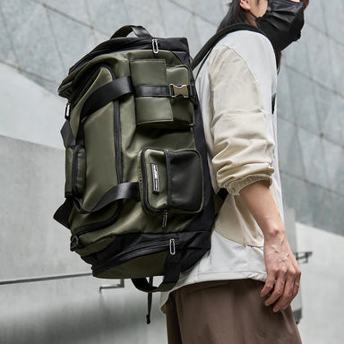 MOYYI Waterproof Travel Bag with Shoe Compartment and Wet Dry Separation