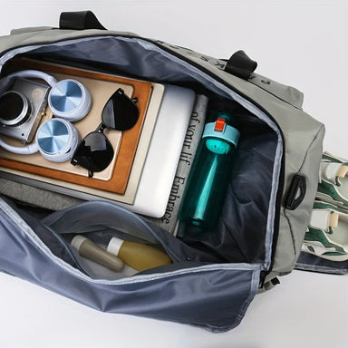45L Travel Gym Duffel Bag with Shoe Compartment Bolsnik