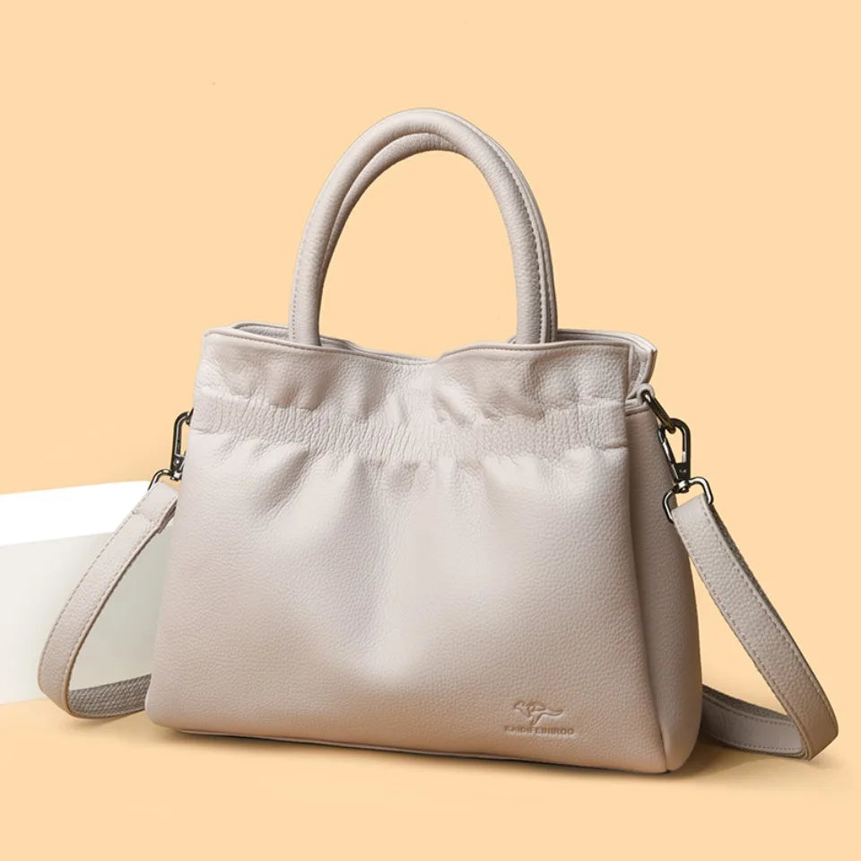Vanderwah Elegant Soft PU Leather Crossbody Tote Bag for Women