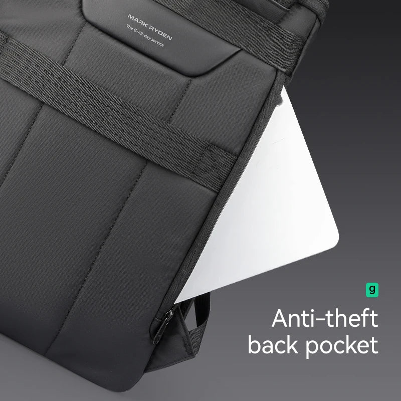Mark Ryden Waterproof Laptop Backpack – Sleek & Secure