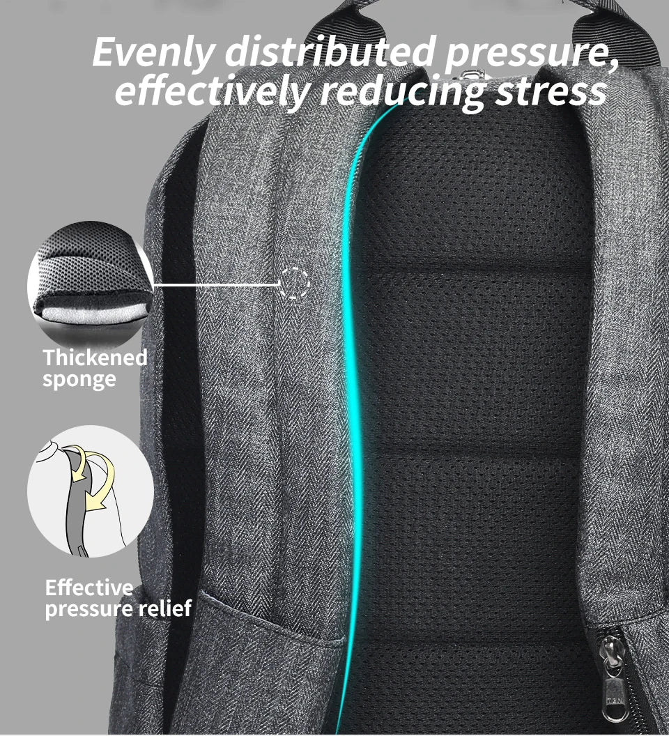 Tigernu Waterproof Anti-Theft Laptop Backpack with USB Charging