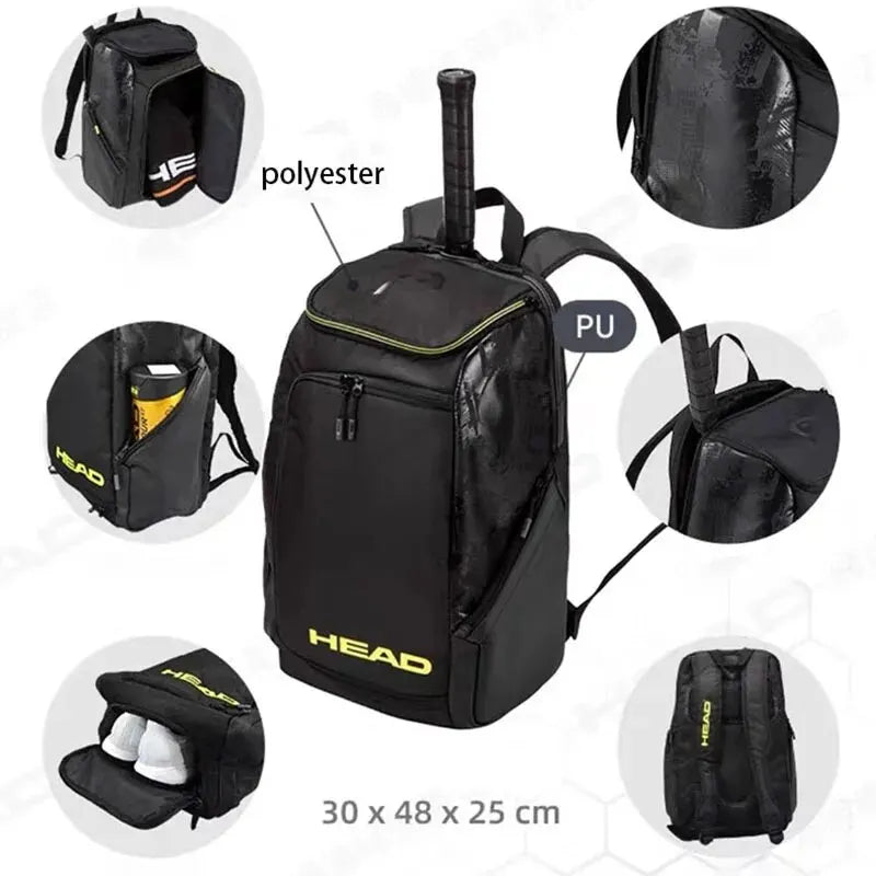 Head Extreme Nite Tennis Backpack With Shoe Compartment