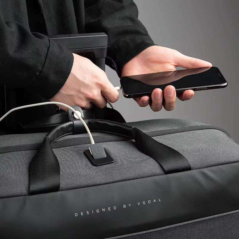Kingsons Briefcases Travel Handbag with USB Charging