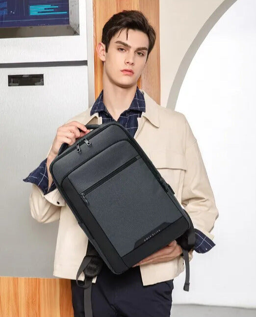 GOLF Large Capacity Work Laptop Backpack Black