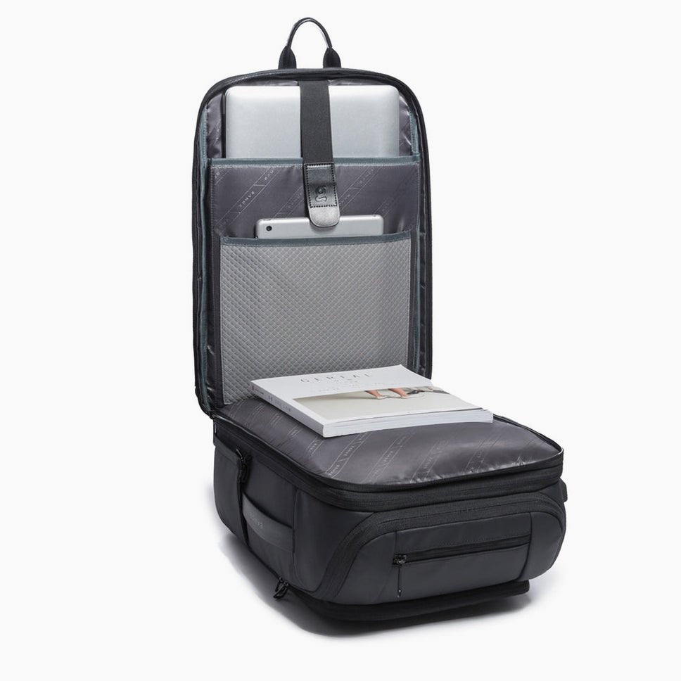 Bange Expandable Anti-Theft Waterproof Laptop Backpack - Black