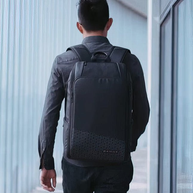 Bange Expandable Anti-Theft Waterproof Laptop Backpack - Black