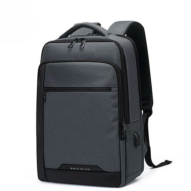 GOLF Large Capacity Work Laptop Backpack Black