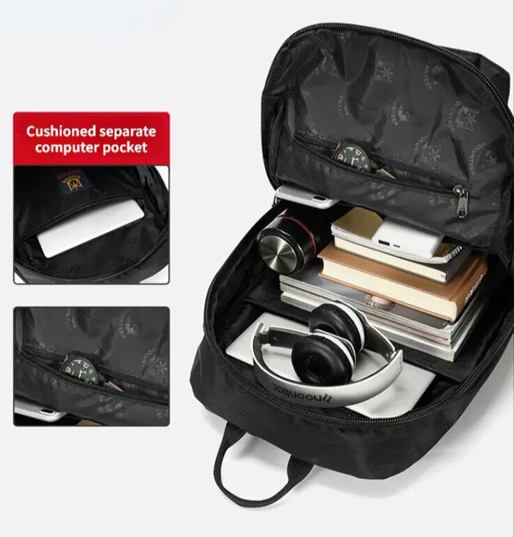 VOLUNTEER Waterproof Oxford Travel Laptop Backpack