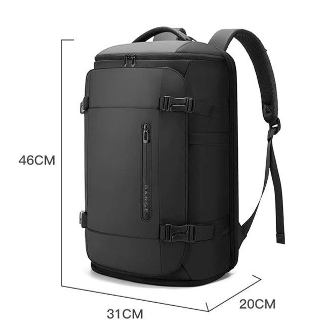 Bange Travel Backpack 45L – Waterproof with Shoe Compartment