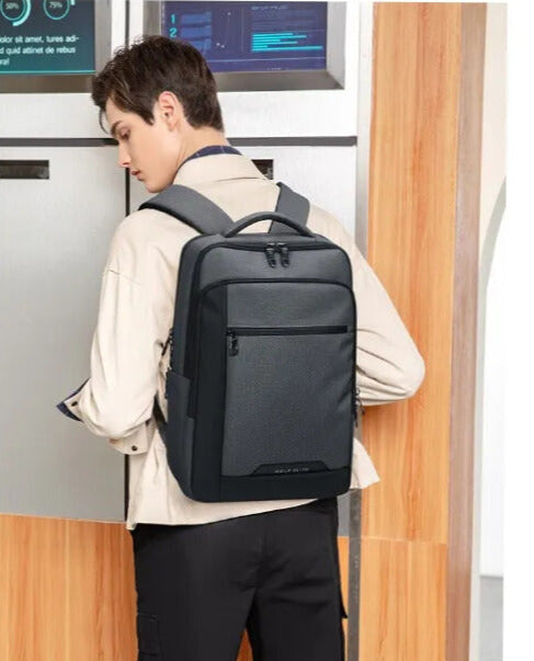 GOLF Large Capacity Work Laptop Backpack Black