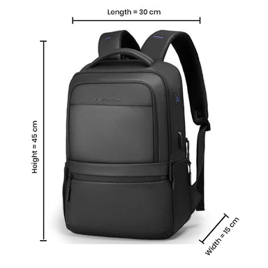 Mark Ryden Anti-Theft Waterproof Laptop Backpack Black